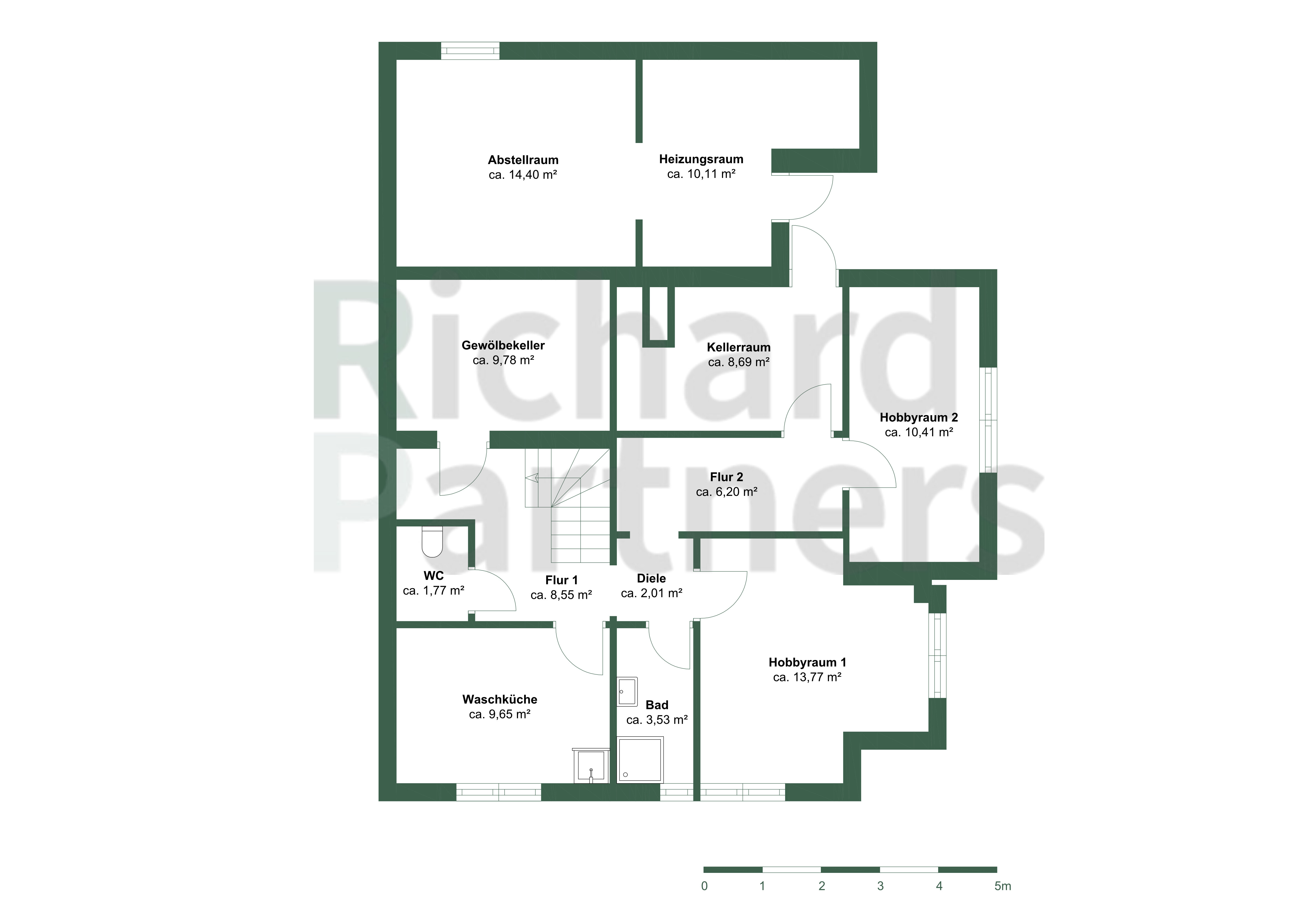 Grundriss EG Nebenhaus